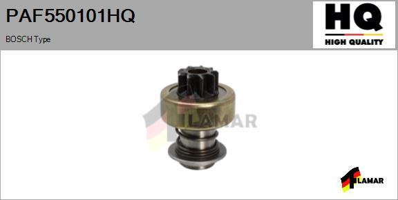 FLAMAR PAF550101HQ - Pinion, bendix, starter autospares.lv