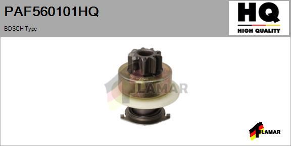 FLAMAR PAF560101HQ - Pinion, bendix, starter autospares.lv