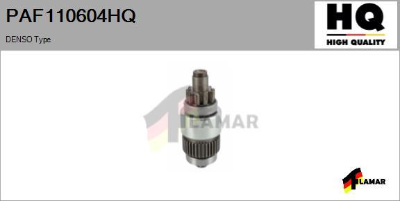 FLAMAR PAF110604HQ - Pinion, bendix, starter autospares.lv