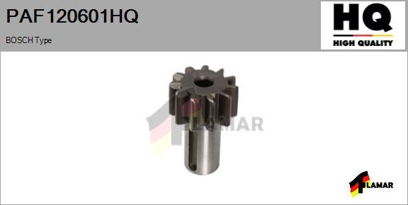 FLAMAR PAF120601HQ - Pinion, bendix, starter autospares.lv