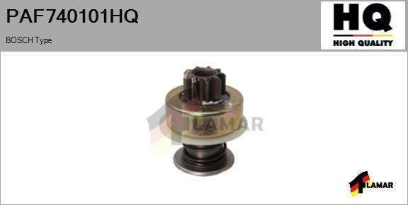 FLAMAR PAF740101HQ - Pinion, bendix, starter autospares.lv