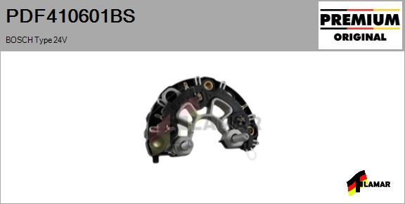FLAMAR PDF410601BS - Rectifier, alternator autospares.lv