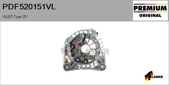 FLAMAR PDF520151VL - Rectifier, alternator autospares.lv