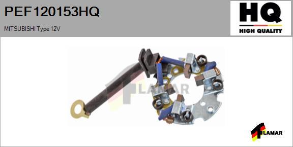 FLAMAR PEF120153HQ - Holder, carbon brushes autospares.lv