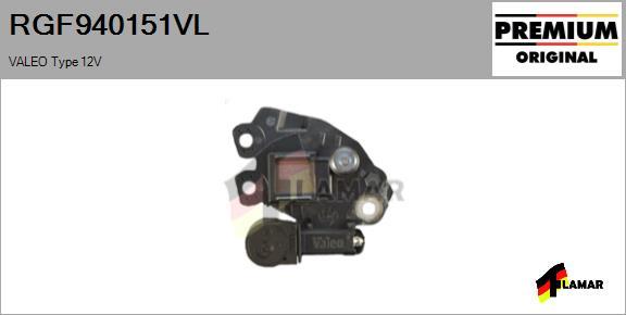 FLAMAR RGF940151VL - Voltage regulator, alternator autospares.lv