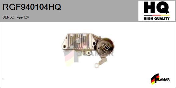 FLAMAR RGF940104HQ - Voltage regulator, alternator autospares.lv