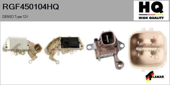 FLAMAR RGF450104HQ - Voltage regulator, alternator autospares.lv