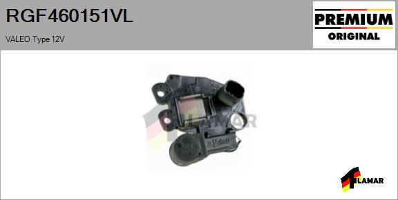 FLAMAR RGF460151VL - Voltage regulator, alternator autospares.lv