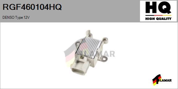 FLAMAR RGF460104HQ - Voltage regulator, alternator autospares.lv