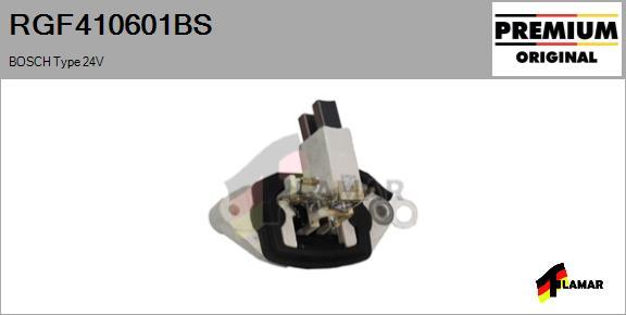 FLAMAR RGF410601BS - Voltage regulator, alternator autospares.lv