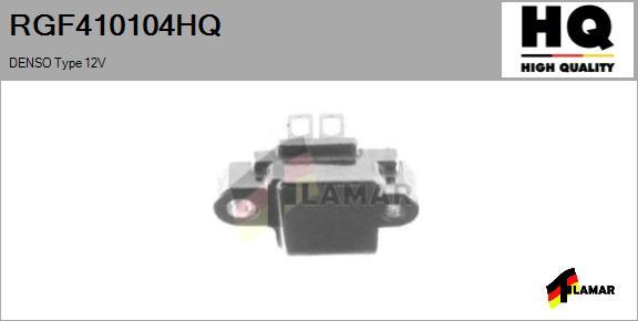 FLAMAR RGF410104HQ - Voltage regulator, alternator autospares.lv