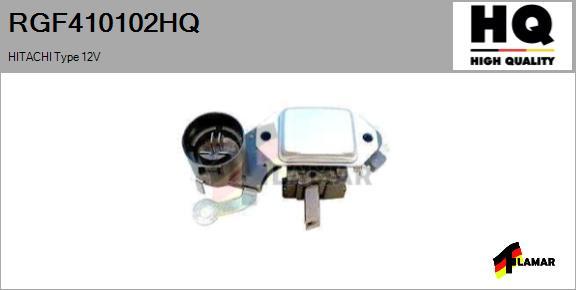 FLAMAR RGF410102HQ - Voltage regulator, alternator autospares.lv