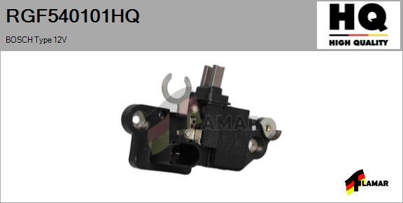 FLAMAR RGF540101HQ - Voltage regulator, alternator autospares.lv