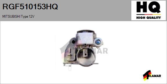 FLAMAR RGF510153HQ - Voltage regulator, alternator autospares.lv