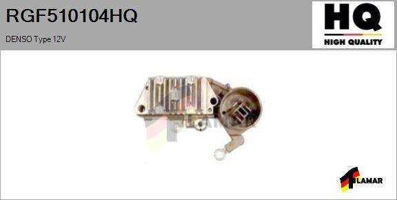 FLAMAR RGF510104HQ - Voltage regulator, alternator autospares.lv