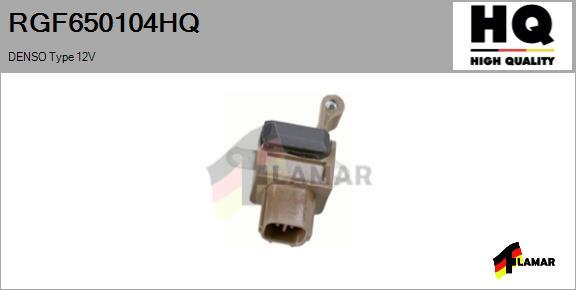 FLAMAR RGF650104HQ - Voltage regulator, alternator autospares.lv