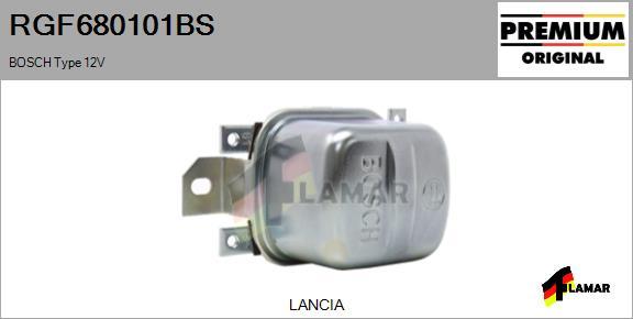 FLAMAR RGF680101BS - Voltage regulator, alternator autospares.lv