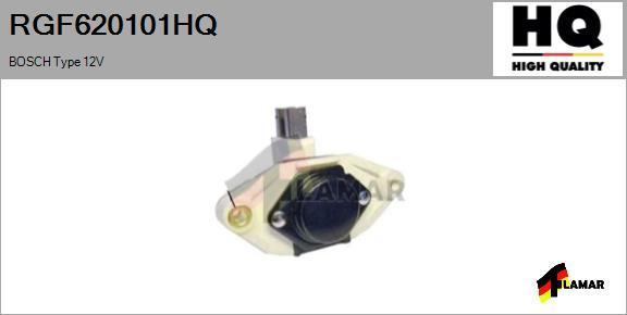 FLAMAR RGF620101HQ - Voltage regulator, alternator autospares.lv