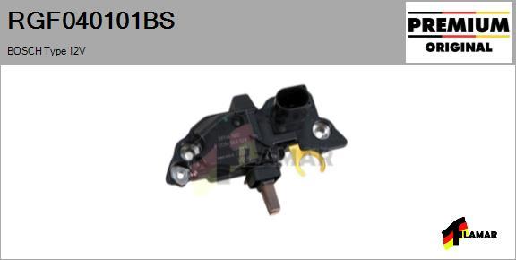 FLAMAR RGF040101BS - Voltage regulator, alternator autospares.lv