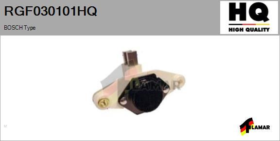 FLAMAR RGF030101HQ - Voltage regulator, alternator autospares.lv