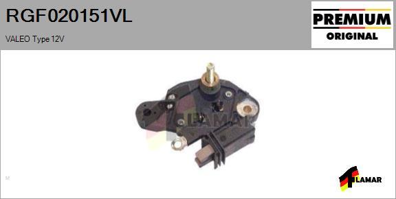 FLAMAR RGF020151VL - Voltage regulator, alternator autospares.lv