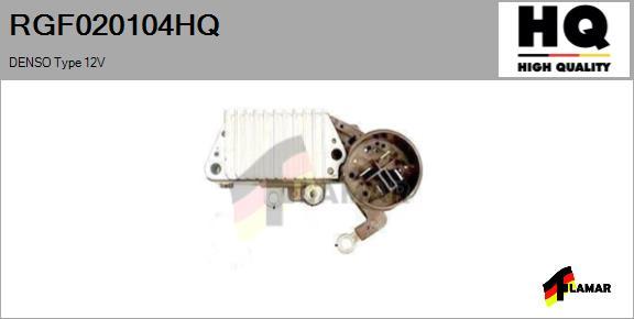 FLAMAR RGF020104HQ - Voltage regulator, alternator autospares.lv