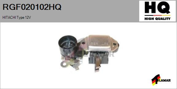 FLAMAR RGF020102HQ - Voltage regulator, alternator autospares.lv