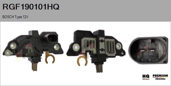 FLAMAR RGF190101HQ
 - Voltage regulator, alternator autospares.lv