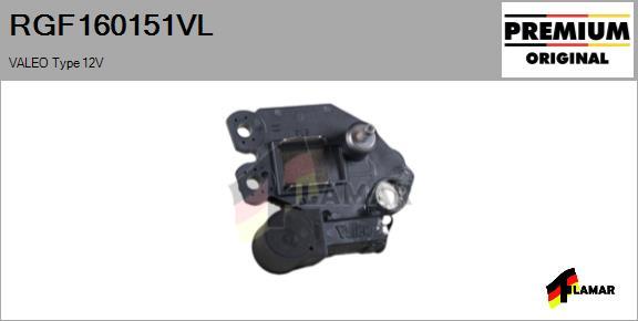 FLAMAR RGF160151VL - Voltage regulator, alternator autospares.lv
