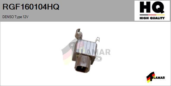 FLAMAR RGF160104HQ - Voltage regulator, alternator autospares.lv