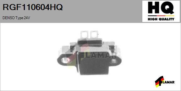 FLAMAR RGF110604HQ - Voltage regulator, alternator autospares.lv