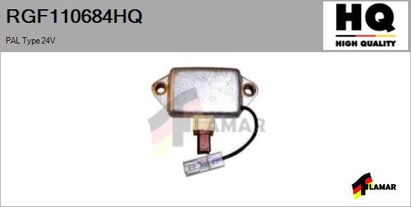 FLAMAR RGF110684HQ - Voltage regulator, alternator autospares.lv