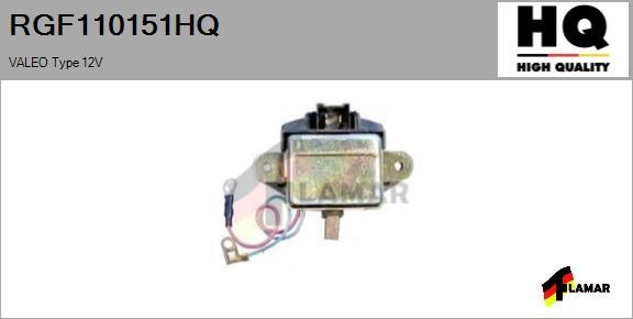 FLAMAR RGF110151HQ - Voltage regulator, alternator autospares.lv