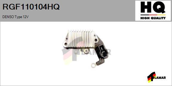 FLAMAR RGF110104HQ - Voltage regulator, alternator autospares.lv