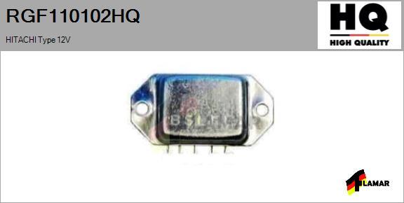FLAMAR RGF110102HQ - Voltage regulator, alternator autospares.lv