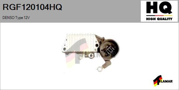 FLAMAR RGF120104HQ - Voltage regulator, alternator autospares.lv