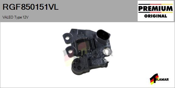 FLAMAR RGF850151VL - Voltage regulator, alternator autospares.lv