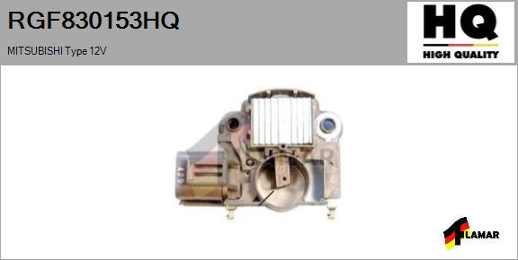 FLAMAR RGF830153HQ - Voltage regulator, alternator autospares.lv