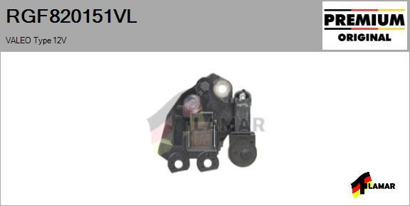 FLAMAR RGF820151VL - Voltage regulator, alternator autospares.lv