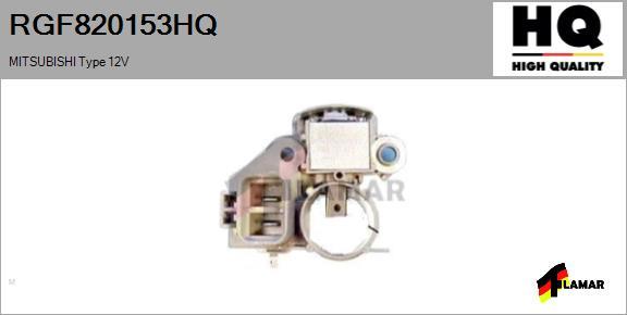 FLAMAR RGF820153HQ - Voltage regulator, alternator autospares.lv