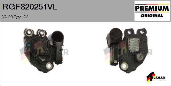 FLAMAR RGF820251VL - Voltage regulator, alternator autospares.lv