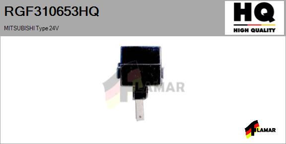 FLAMAR RGF310653HQ - Voltage regulator, alternator autospares.lv