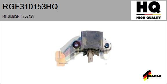 FLAMAR RGF310153HQ - Voltage regulator, alternator autospares.lv