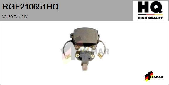 FLAMAR RGF210651HQ - Voltage regulator, alternator autospares.lv