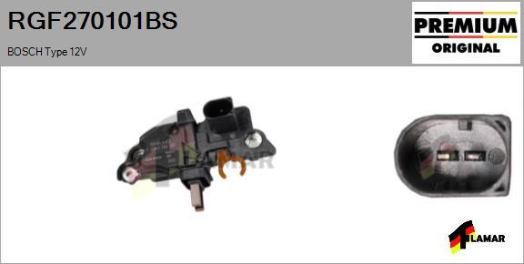 FLAMAR RGF270101BS - Voltage regulator, alternator autospares.lv