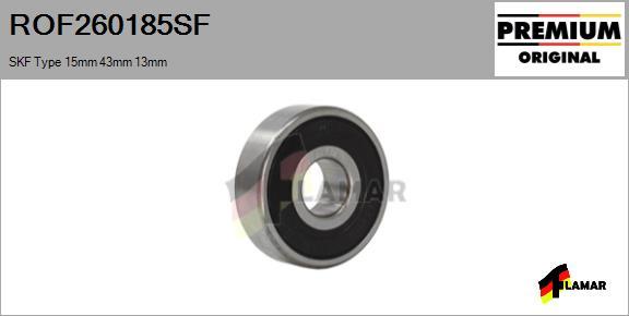 FLAMAR ROF260185SF - Bearing autospares.lv