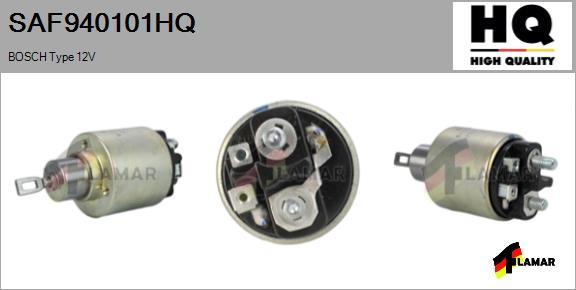 FLAMAR SAF940101HQ - Solenoid Switch, starter autospares.lv