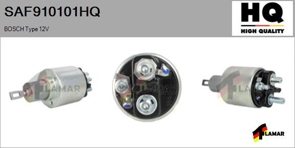 FLAMAR SAF910101HQ - Solenoid Switch, starter autospares.lv