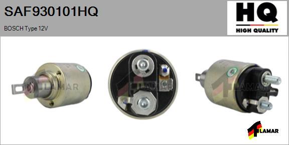FLAMAR SAF930101HQ - Solenoid Switch, starter autospares.lv