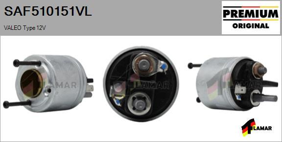 FLAMAR SAF510151VL - Solenoid Switch, starter autospares.lv